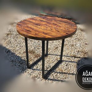 Ağaç Dekor Konsept Tondo Masa Ağaç Dekor Konsept Tondo Masa