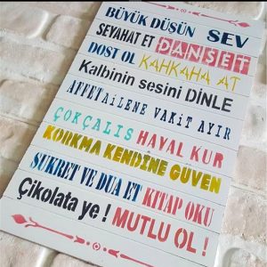 Kendime öneriler panosu Kendime öneriler panosu