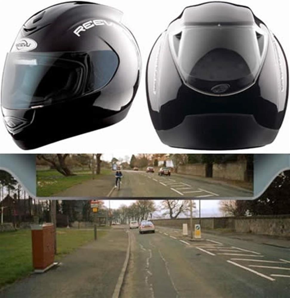 Geri görüş kameralı kask tasarımı Geri görüş kameralı kask tasarımı