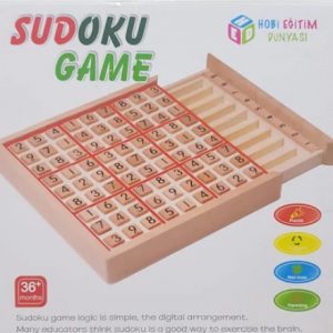 Çocuklar İçin Ahşap Sudoku Çocuklar İçin Ahşap Sudoku